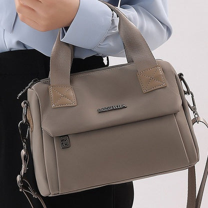 Sac bandoulière rétro en nylon pour femme