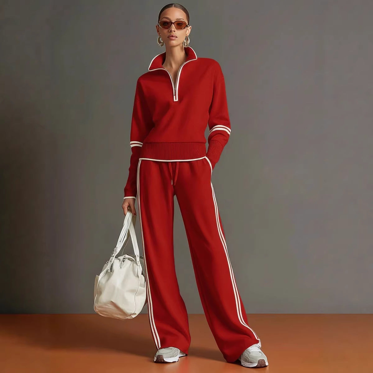 LUNA™ | Ensemble sporty chic rétro 2 pièces