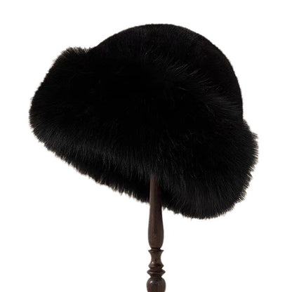 Bonnet Élégant En Fourrure