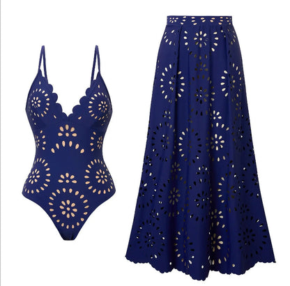 Ensemble Robe-Maillot Alice 2 Pièces (Noir)