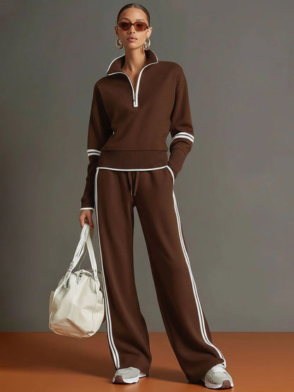 LUNA™ | Ensemble sporty chic rétro 2 pièces