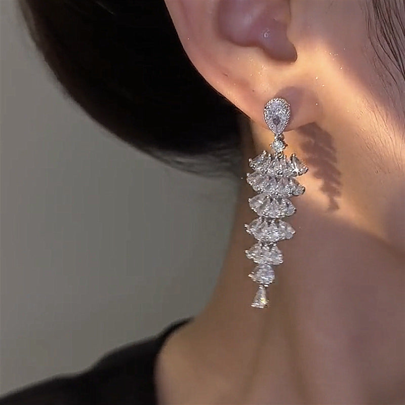 Pendantes Zircon Scintillant – Glamour & Luxe