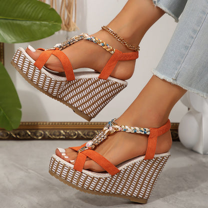 Ankle-strap Buckle Women's Sandals Popular Summer