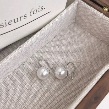 Boucles d'Oreilles Clip – Perles & Argent Sterling