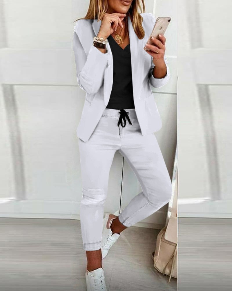 Tailleur pantalon pour femme