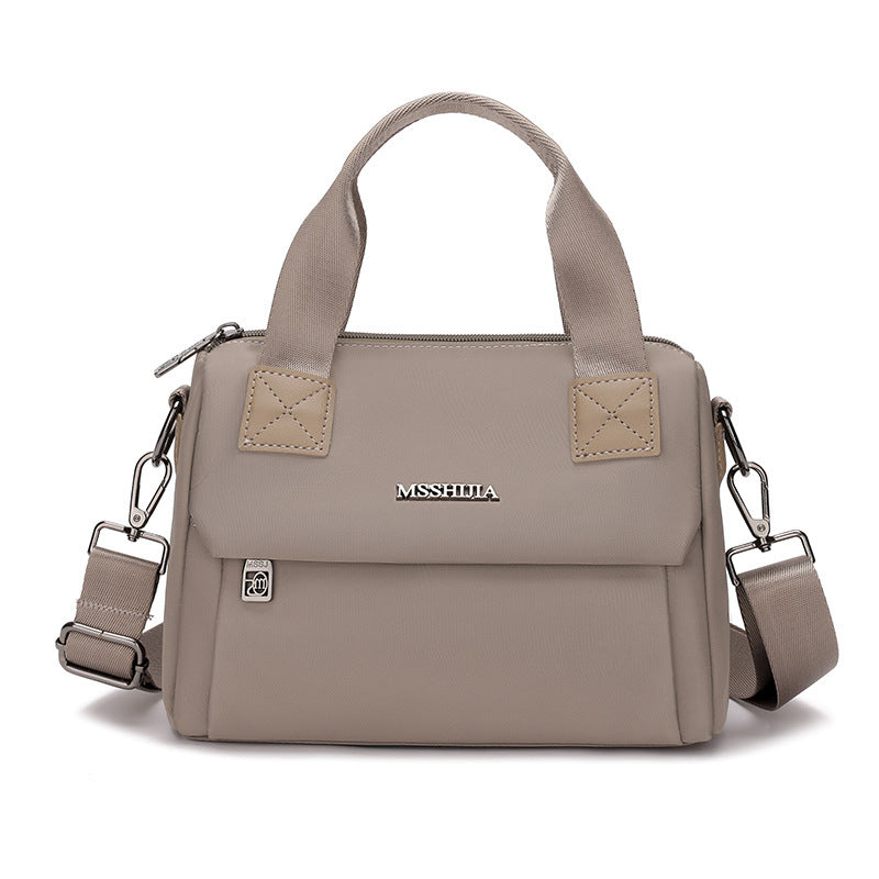 Sac bandoulière rétro en nylon pour femme