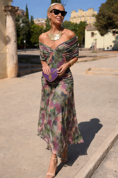 Léa | Robe Longue Fluide Élégante