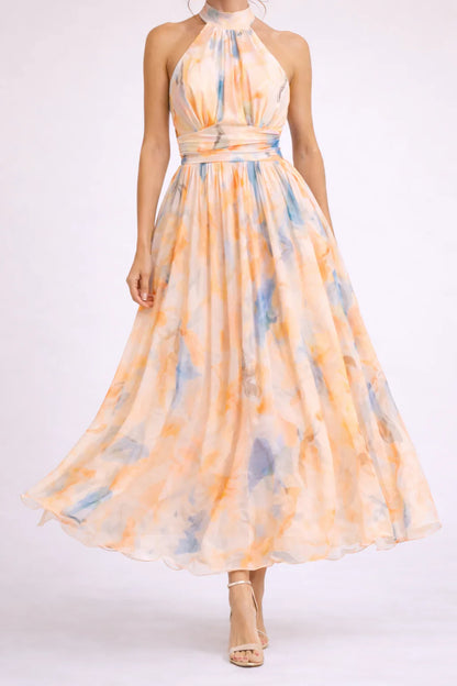 VELINAS™ | Robe Aquarelle Élégante