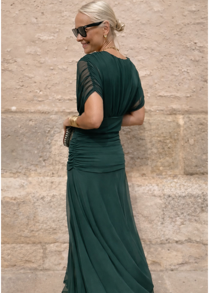 Léa | Robe Longue Fluide Élégante
