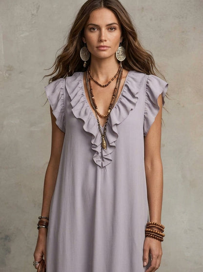 ÉLINA™ | Robe Bohème Fluide