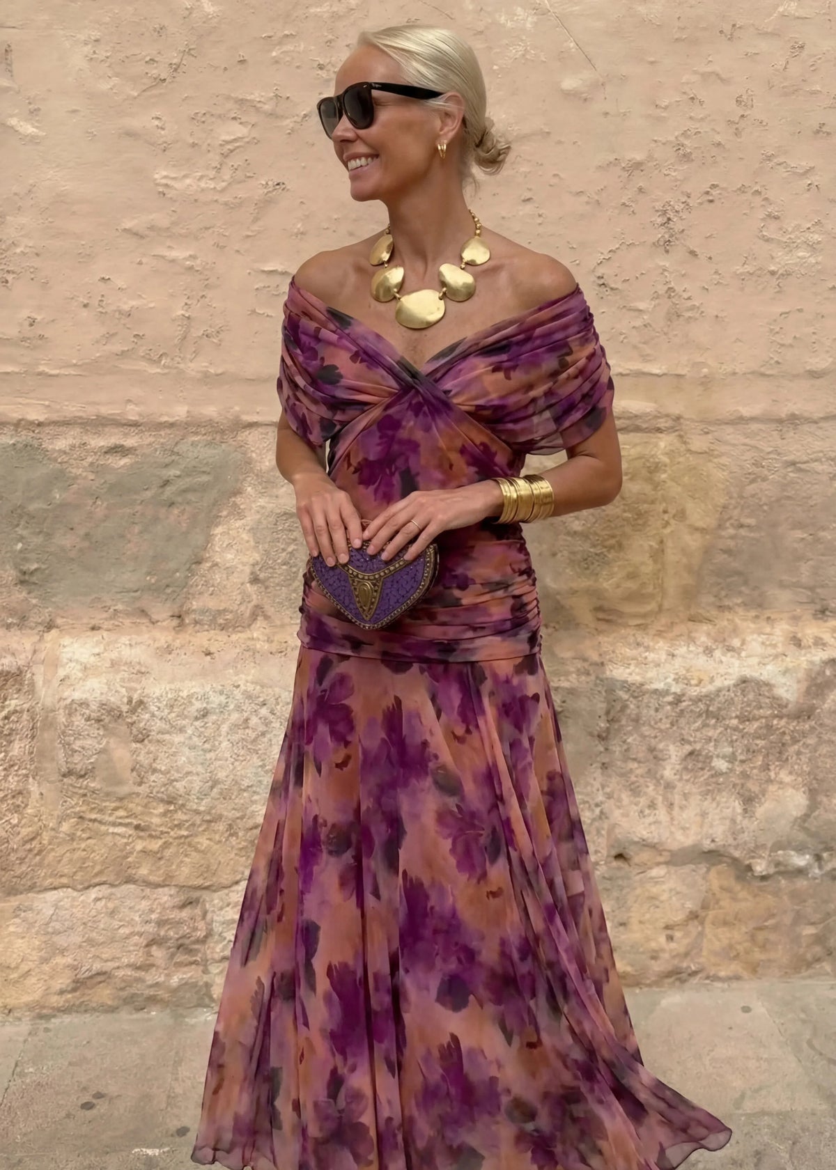 Léa | Robe Longue Fluide Élégante