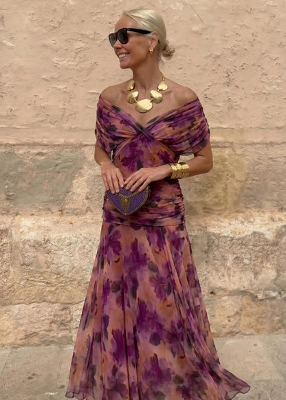 Léa | Robe Longue Fluide Élégante