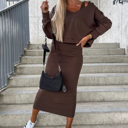 Ensemble Alina Robe & Sweat-shirt