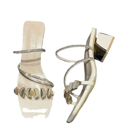 Women's Dignified Rhinestone Sandals