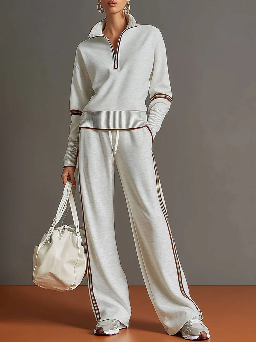 LUNA™ | Ensemble sporty chic rétro 2 pièces