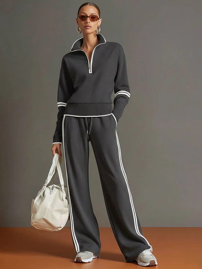 LUNA™ | Ensemble sporty chic rétro 2 pièces