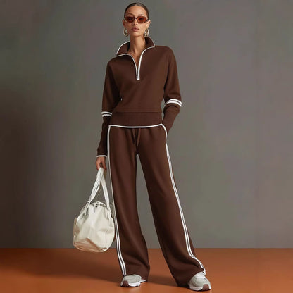 LUNA™ | Ensemble sporty chic rétro 2 pièces