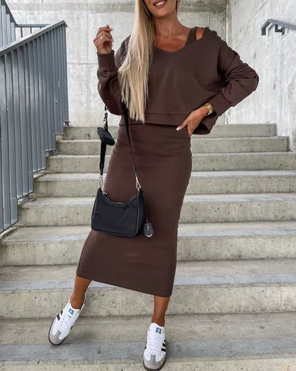 Ensemble Alina Robe & Sweat-shirt