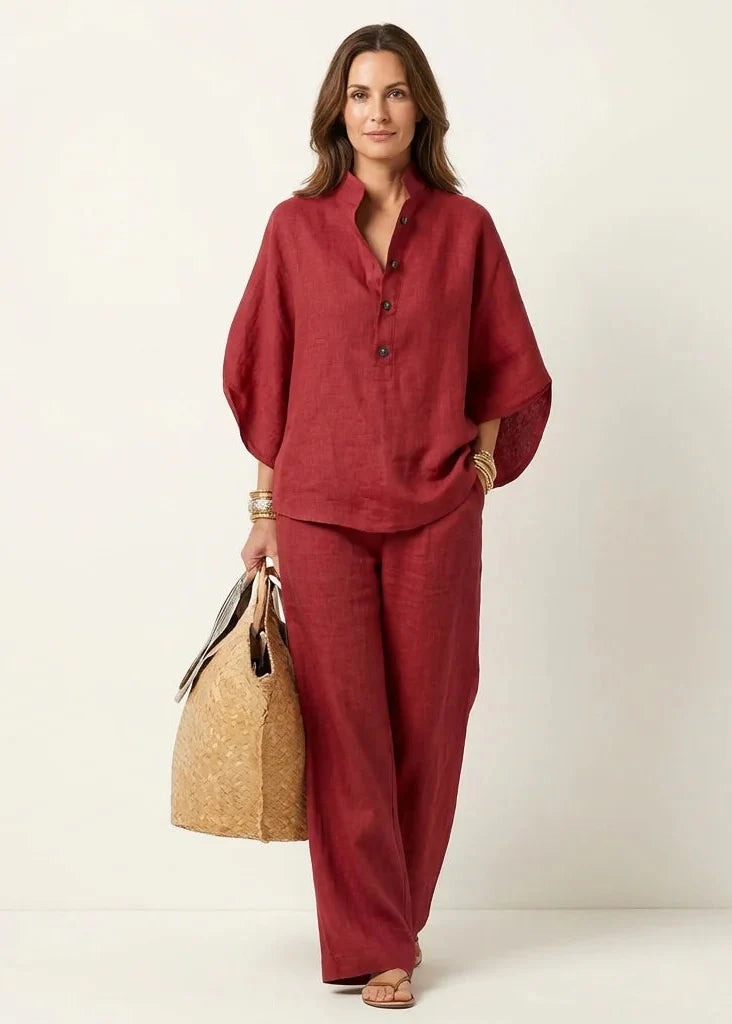 Linora™ | Ensemble coton chic fluide