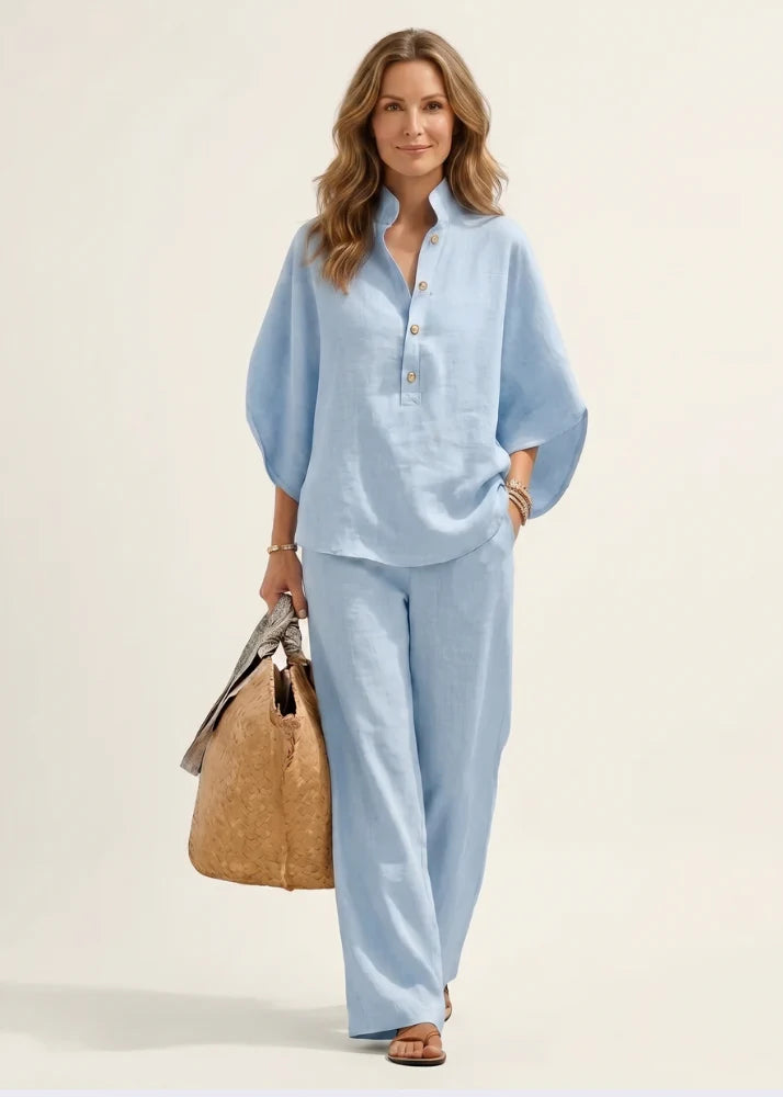 Linora™ | Ensemble coton chic fluide